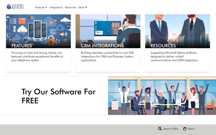 Screenshot of goconnectmari.com