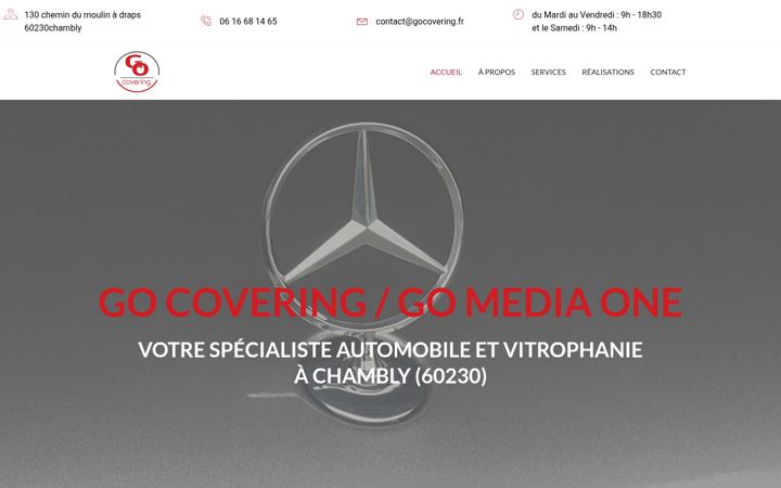 Screenshot of gocovering.fr