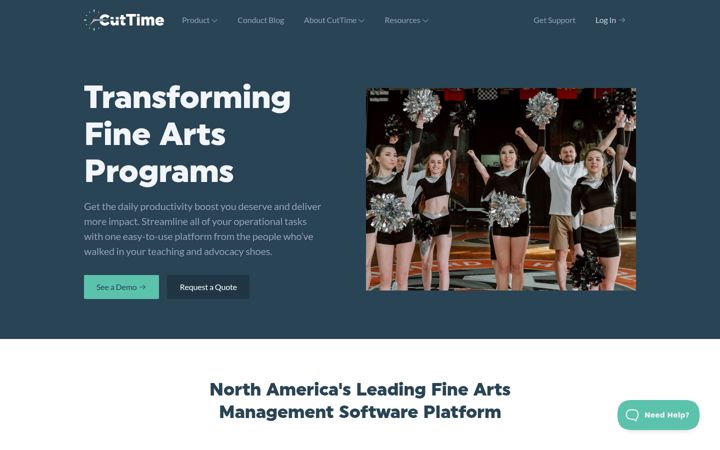 Screenshot of gocuttime.com