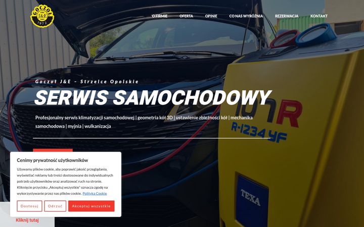 Screenshot of goczol.pl