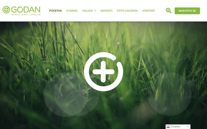 Screenshot of godan.hr