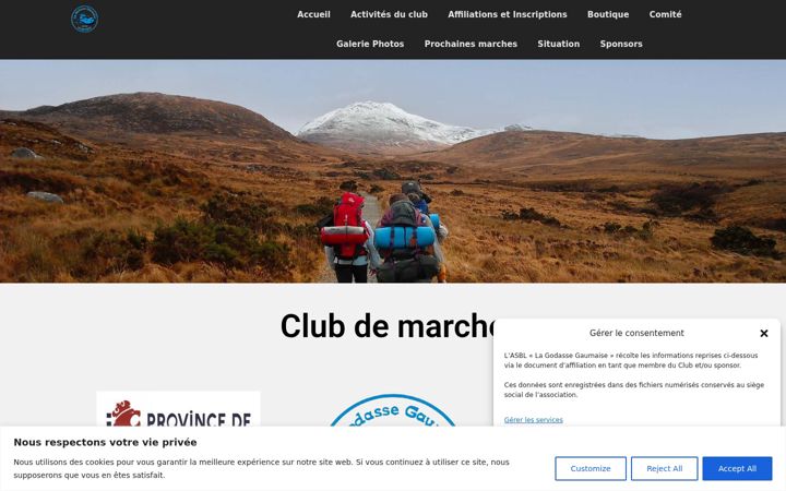 Screenshot of godassegaumaise.be