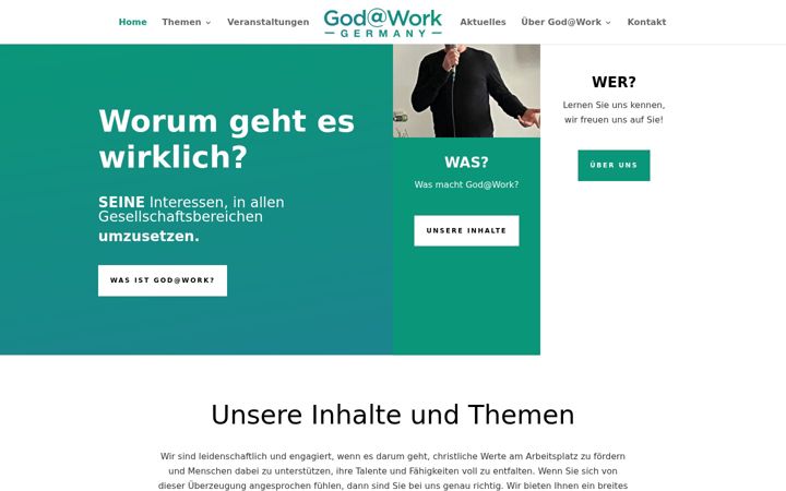 Screenshot of godatwork-germany.de