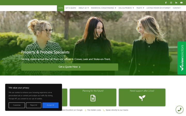 Screenshot of goddarddunbar.co.uk