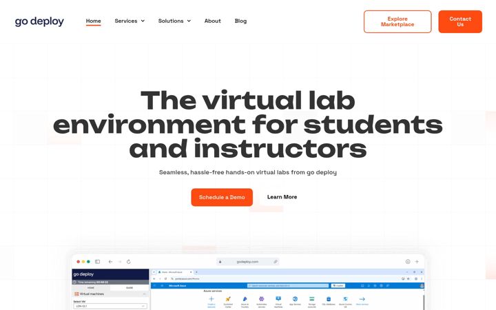 Screenshot of godeploy.com