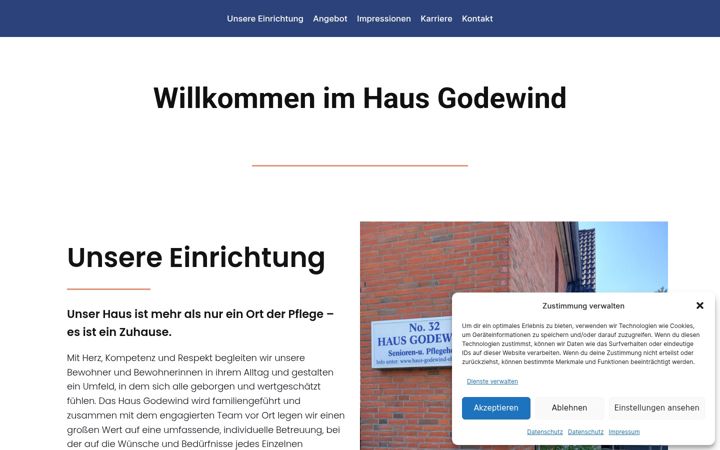 Screenshot of godewind-elmshorn.de