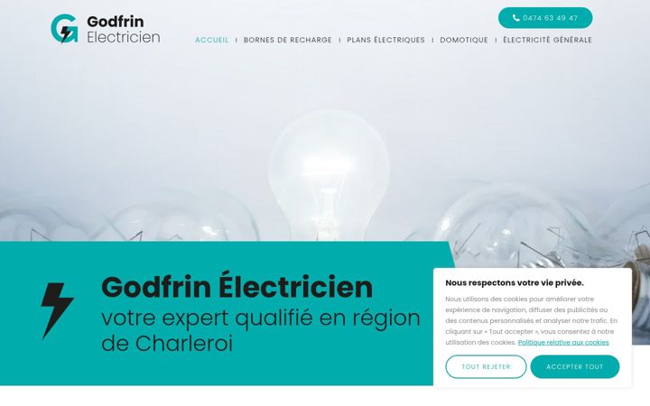 Screenshot of godfrin-electricien.be