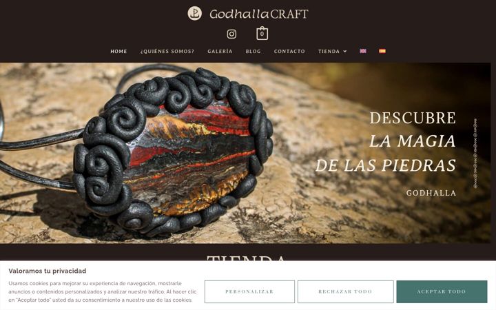Screenshot of godhallacraft.com
