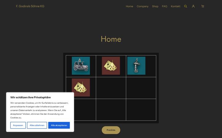 Screenshot of godina.at