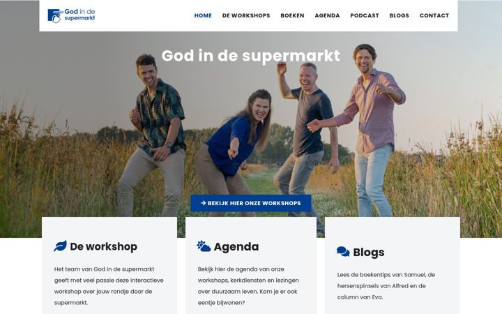 Screenshot of godindesupermarkt.nl