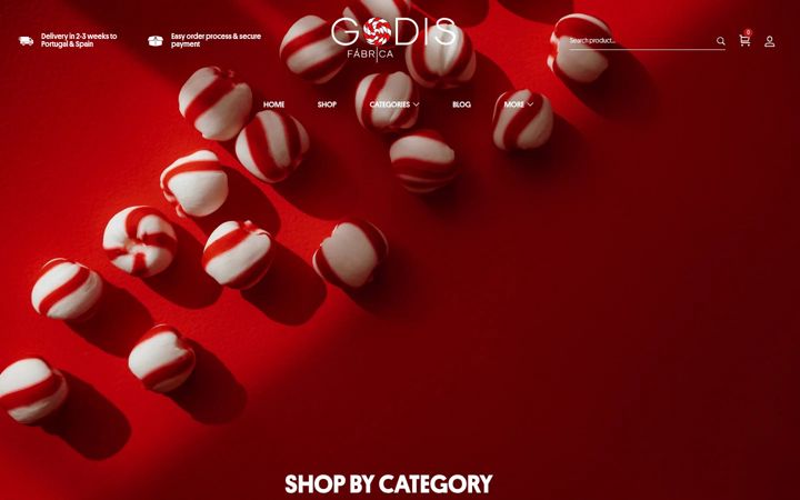 Screenshot of godisfabricabusiness.com