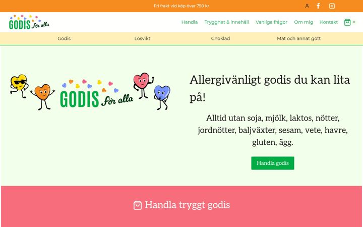 Screenshot of godisforalla.se