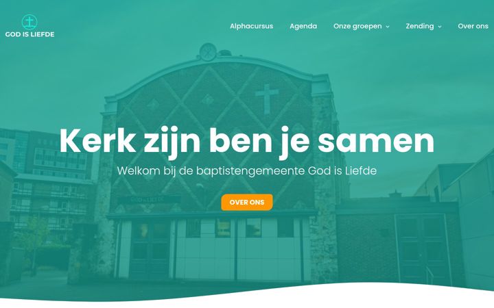 Screenshot of godisliefde.nl