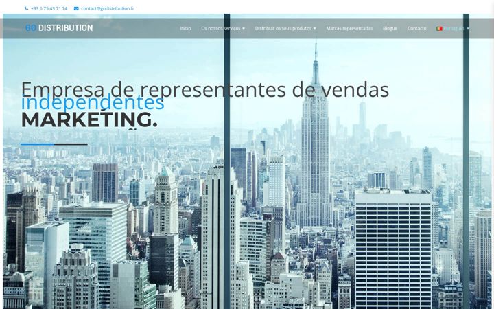 Screenshot of godistribution-franca.pt