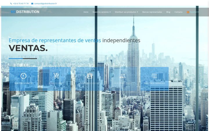 Screenshot of godistribution.es