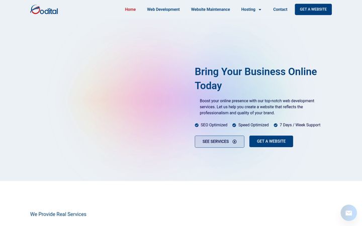 Screenshot of godital.com
