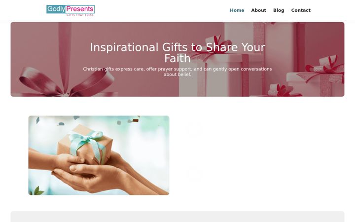 Screenshot of godlypresents.co.uk