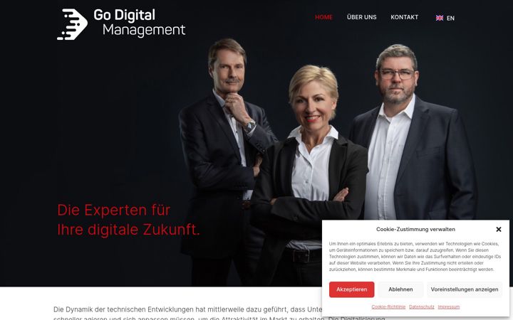 Screenshot of godm.ch