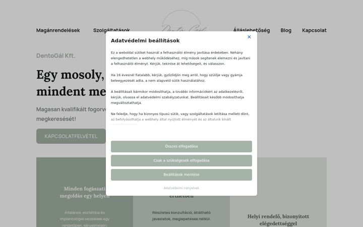 Screenshot of godollofogaszat.hu
