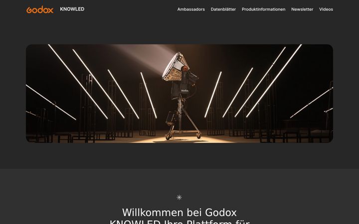 Screenshot of godox-knowled.com