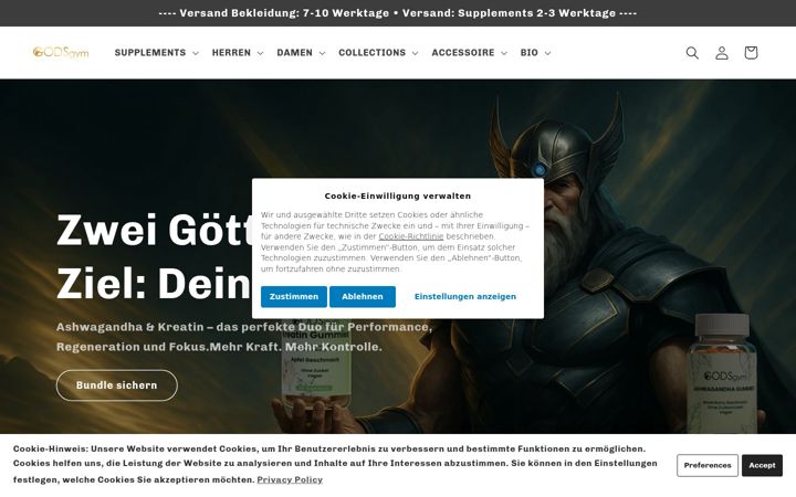 Screenshot of godsgym.de