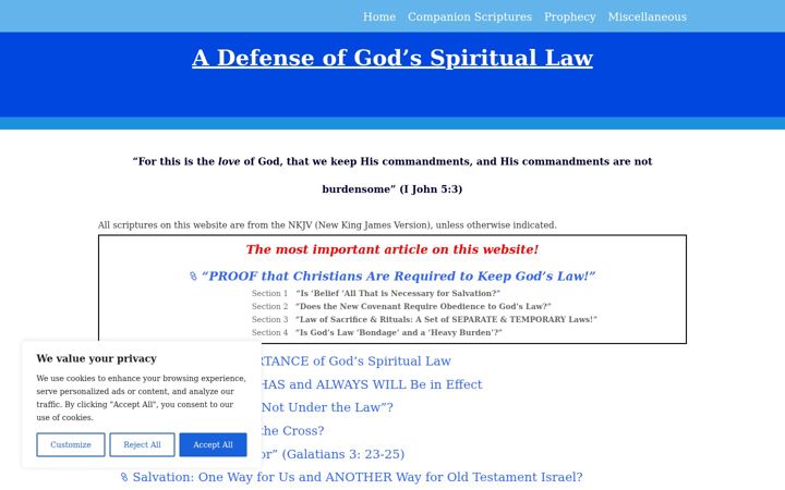 Screenshot of godslawtoday.com