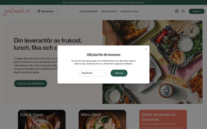 Screenshot of godsmak.se