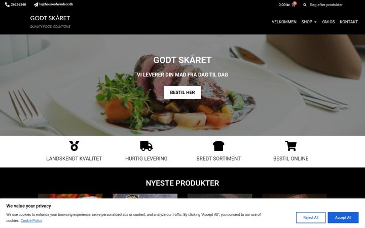 Screenshot of godtskaaret.dk