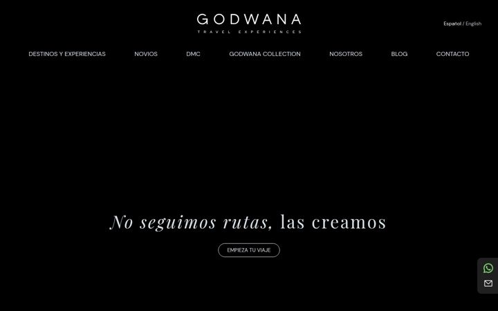 Screenshot of godwana.es