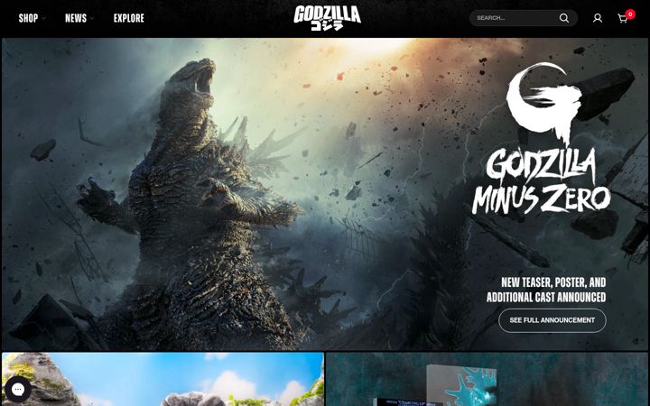 Captura de pantalla de godzilla.com