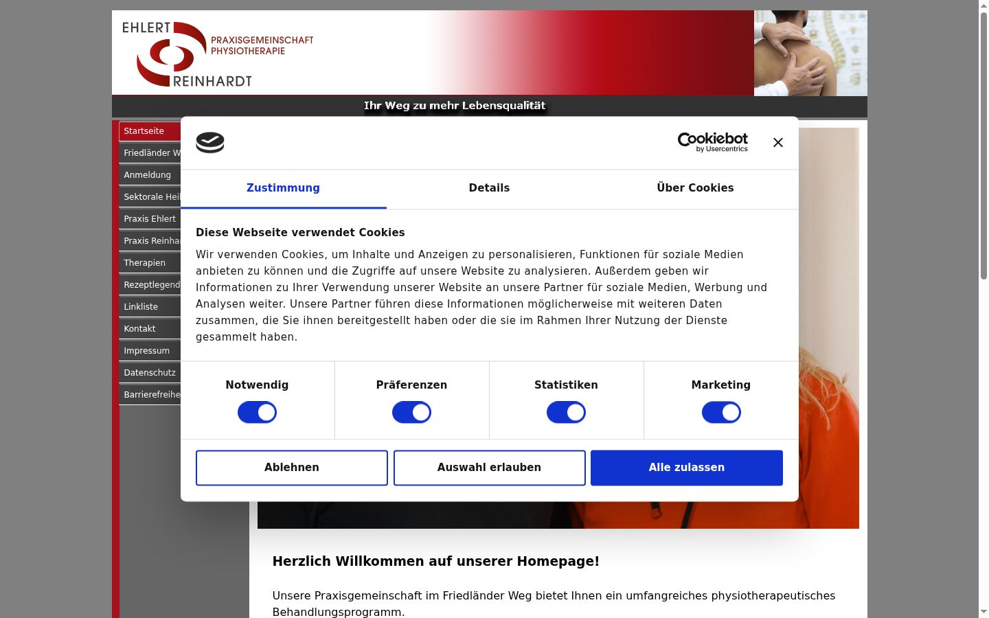 Sutikimo reklamjuostės, rodytos prieš bet kokią sąveiką, ekrano kopija