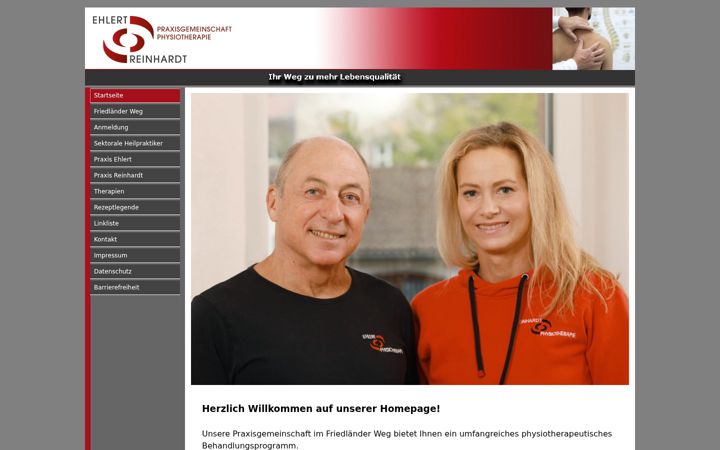 Screenshot of goe-physio.de