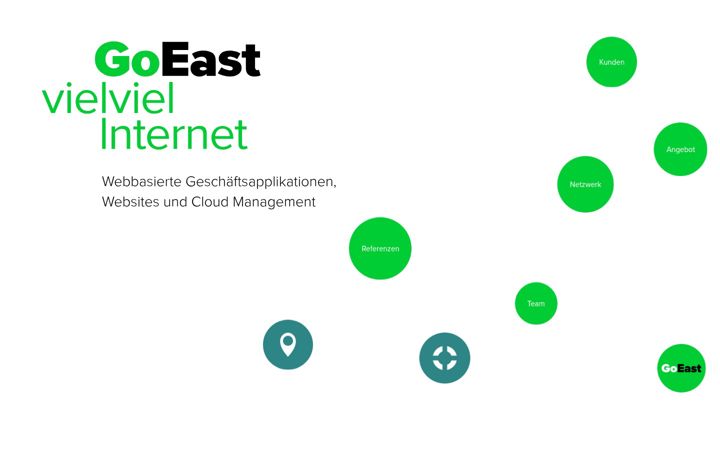 Screenshot of goeast.ch