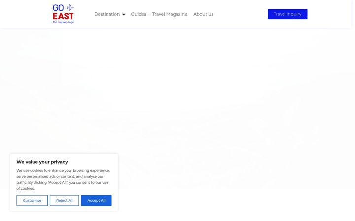 Screenshot of goeasttravel.com