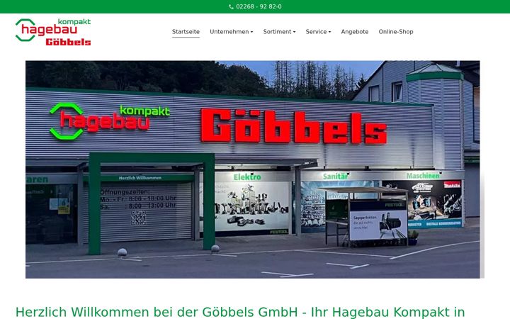 Screenshot of goebbels-kuerten.de