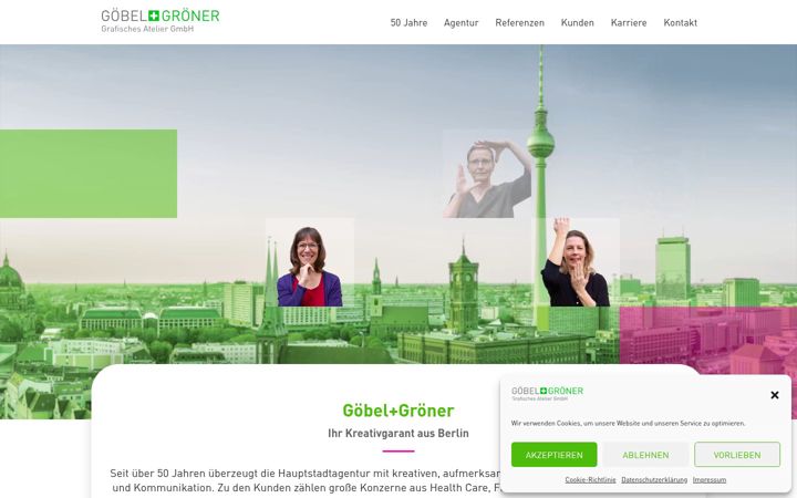 Screenshot of goebel-groener.de
