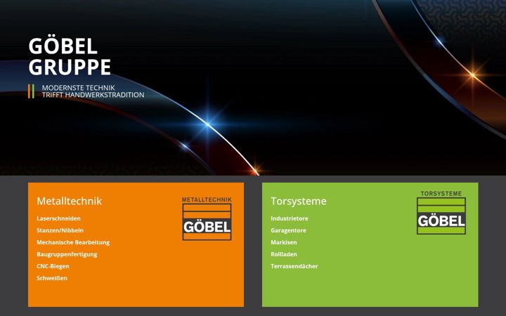 Screenshot of goebel-gruppe.eu