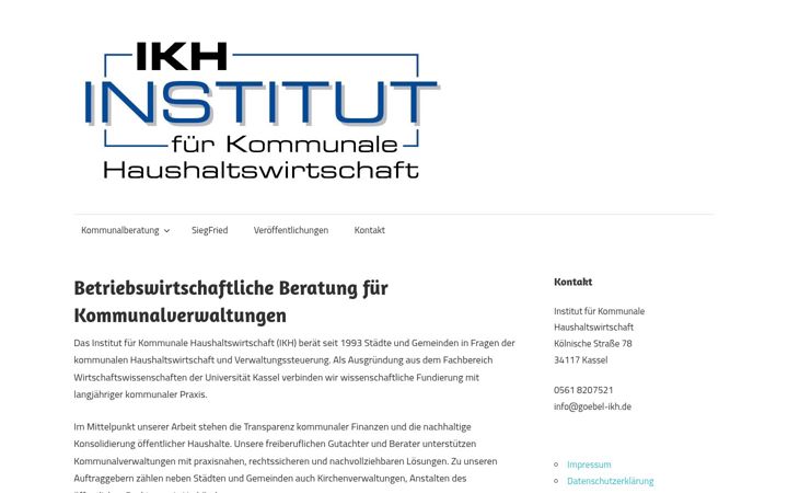 Screenshot of goebel-ikh.de