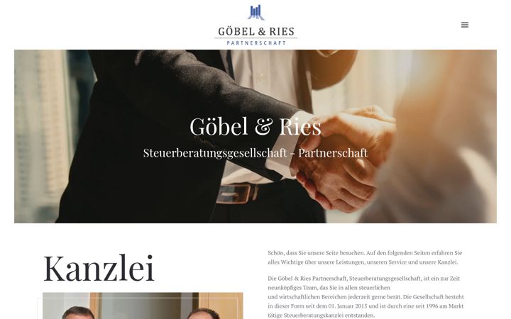 Screenshot of goebel-ries.de