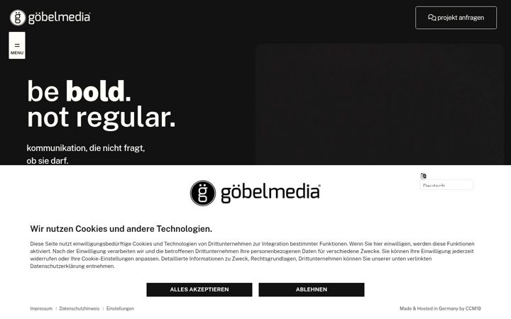 Screenshot of goebelmedia.net