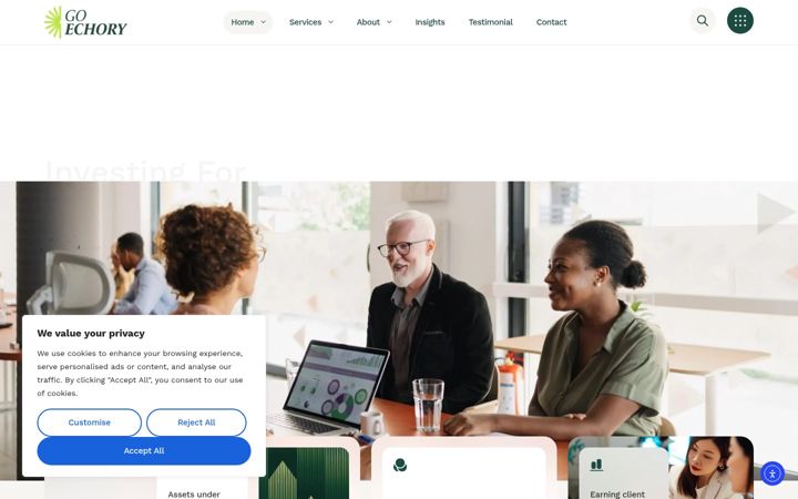 Screenshot of goechory.com