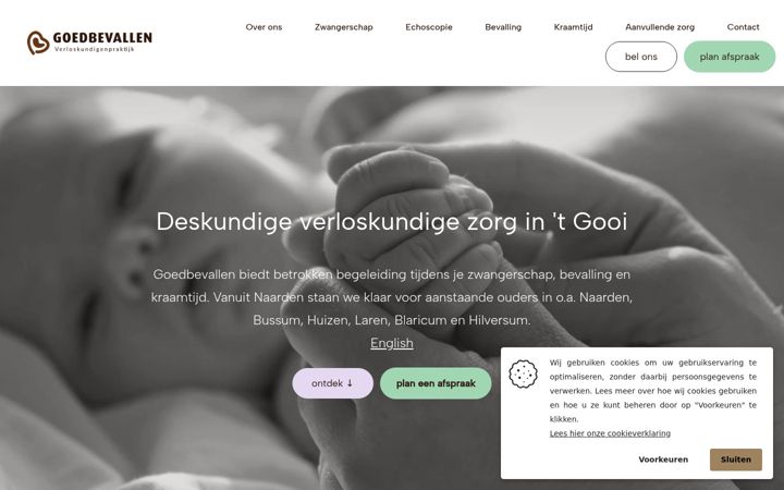 Screenshot of goedbevallen.nl