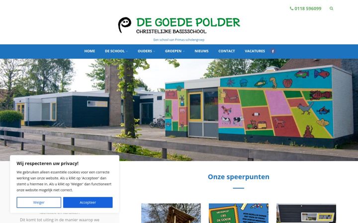 Screenshot of goedepolder.nl