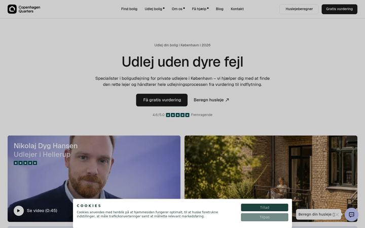 Screenshot of goedit.dk