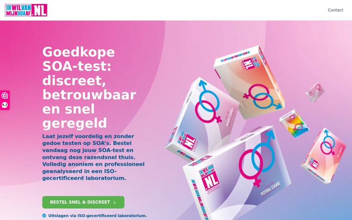 Screenshot of goedkoopstesoatestvanbelgie.be