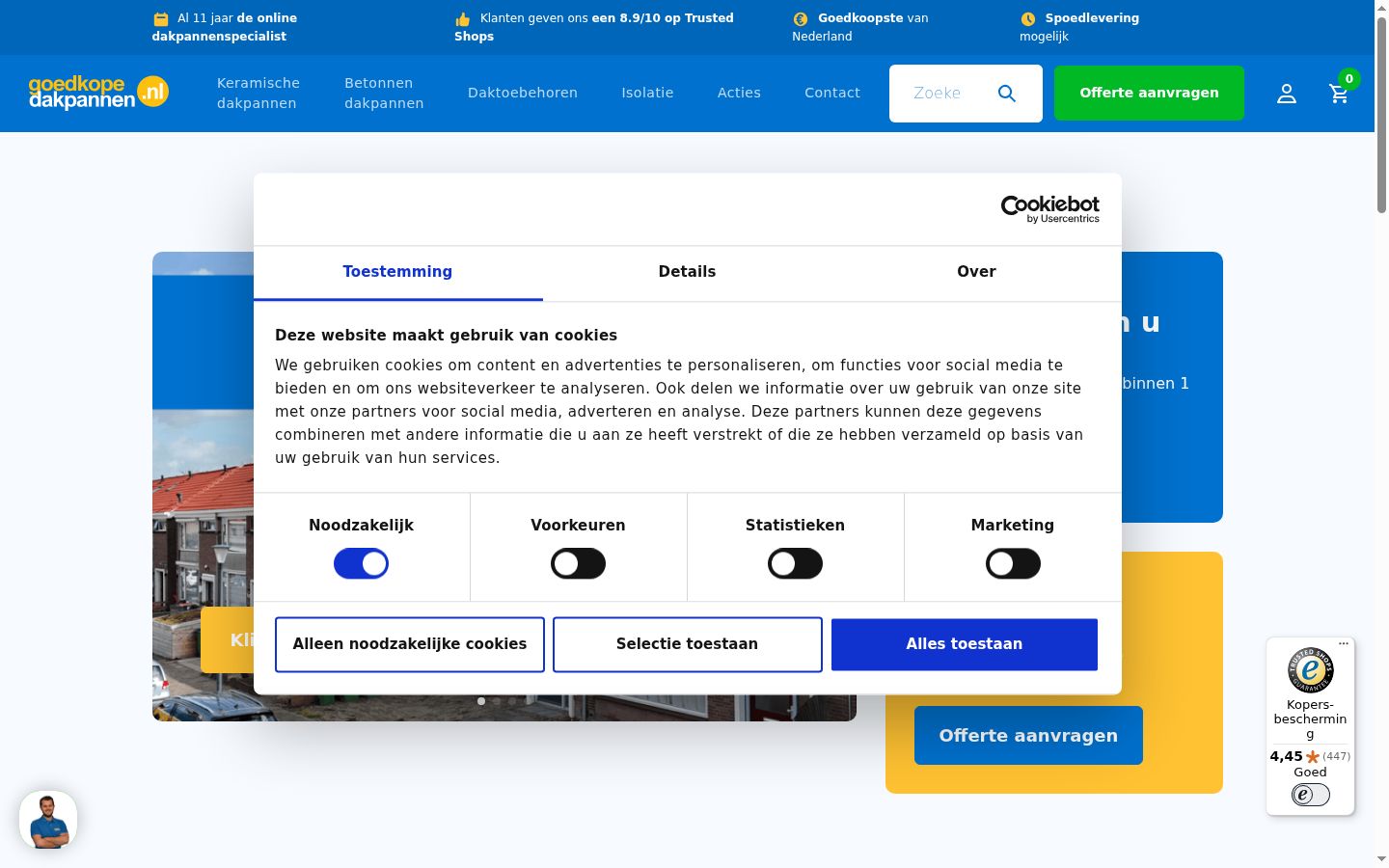 Sutikimo reklamjuostės, rodytos prieš bet kokią sąveiką, ekrano kopija