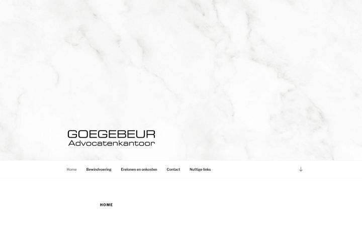 Screenshot of goegebeur.be