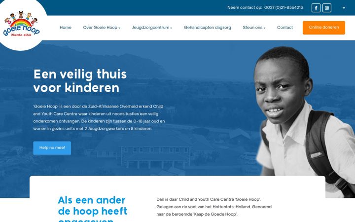 Screenshot of goeiehoop.nl