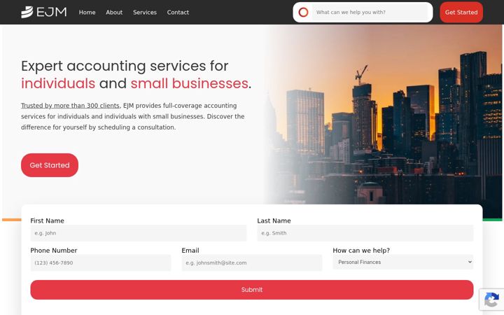 Screenshot of goejm.com