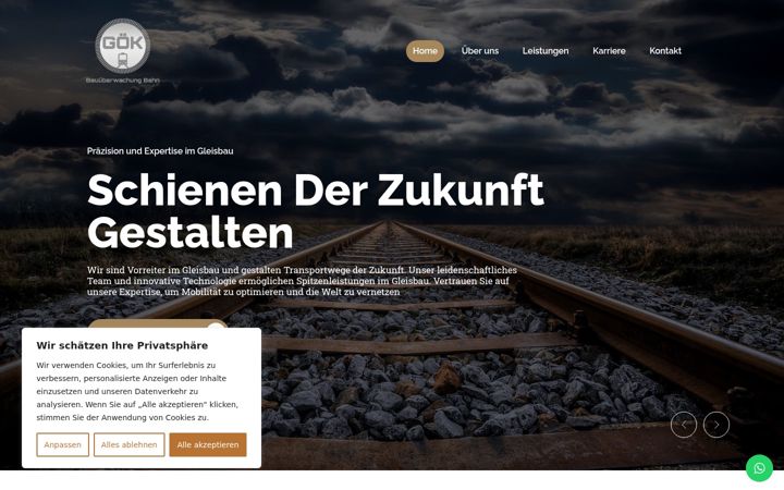 Screenshot of goekbau.de